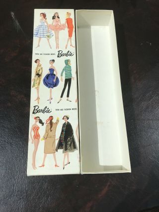 3 Vintage Barbie Ponytail Doll - Gay Parisienne Box Only Box / Mattel
