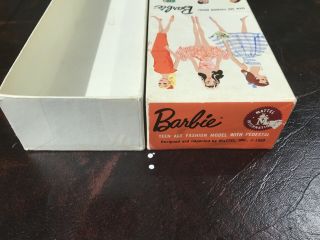 3 VINTAGE BARBIE PONYTAIL DOLL - GAY PARISIENNE BOX Only Box / Mattel 2