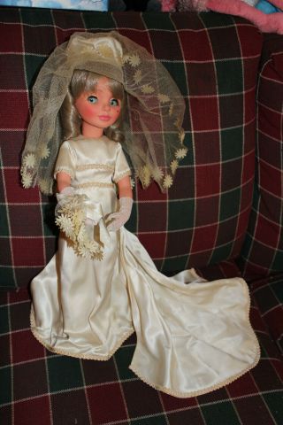 Vintage Italian Furga Alta Moda Bride Fashion Doll 17 