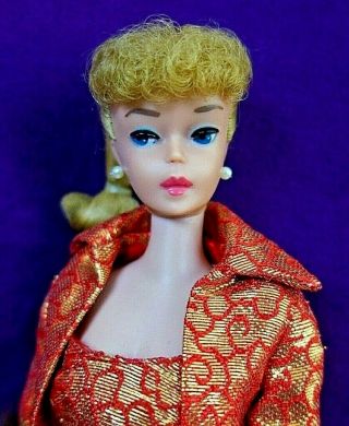 Sweet Vintage Ponytail Barbie Ash Blond 5/ 6 Restored Shiny Hair No Green Bin