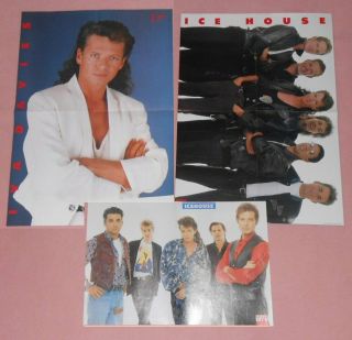 Iva Davies/icehouse - 2 Aussie Pinup Posters “dolly” & “smash Hits” Early 1990’s