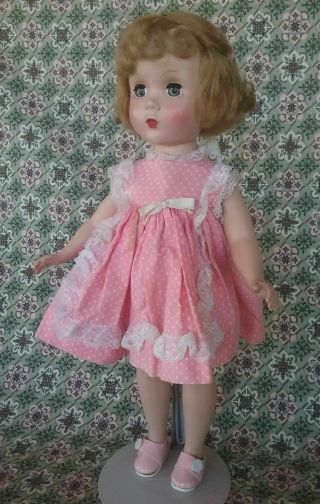 Maggie Walker 14 " Vintage Doll Madame Alexander 1950s Rosamund Restrung 1 Owner
