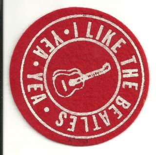 The Beatles " I Like The Beatles " Red Patch