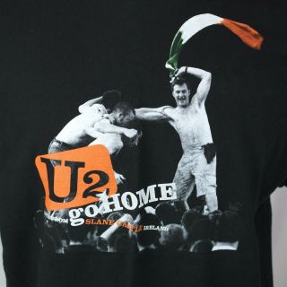 U2 Go Home Live From Slane Castle Ireland Concert Band T - Shirt - XL Extra Large 2