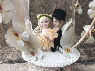 Vintage Kewpie Dolls or Rose O ' Neil Wedding Cake Topper Antique 2