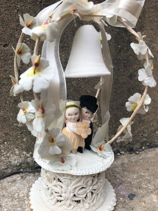 Vintage Kewpie Dolls or Rose O ' Neil Wedding Cake Topper Antique 3