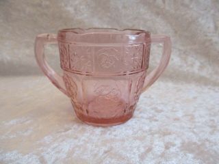 Vintage Jeannette Pink Depression Glass - Doric & Pansy Pattern - Child 