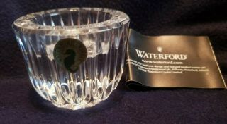 Waterford Crystal,  Ireland " Anya " Pattern Crystal Votive Tea Candle Holder