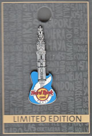 Hard Rock Cafe Pin: Porto Monument Guitar Le200