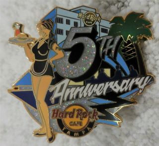 Hard Rock Cafe Tampa 5th Anniversary Pin