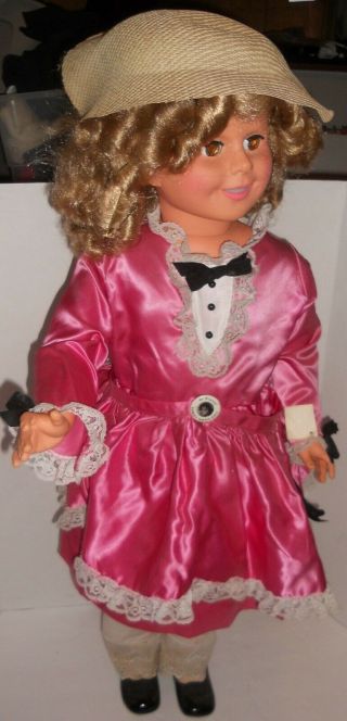 1984 Shirley Temple Doll The Little Colonel 36 " Dolls Dreams & Love W/cert