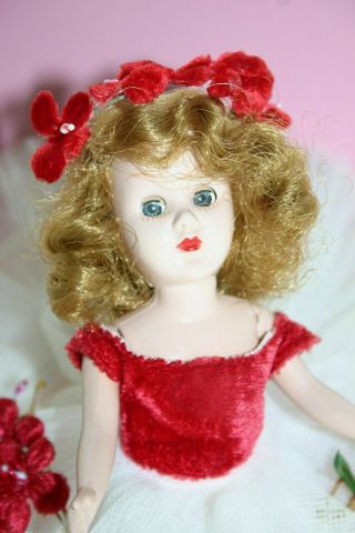 Vintage Richwood Sandra Sue Doll 8 " Hard Plastic Doll All Outfit