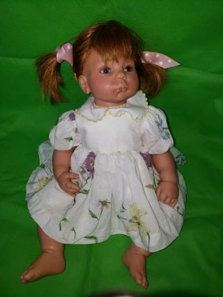 Lee Middleton " Sweet Lilies " Baby Doll By Artist Reva Schick 2003 Gorgeous Doll