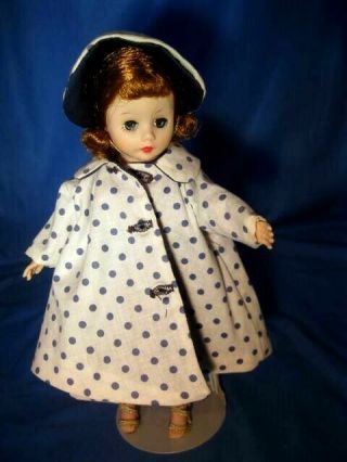 Vintage 1950 ' s Madame Alexander Red Head Cissette Doll Tagged Rervesible Outfit 3