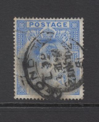Gb Kevii 10s.  Ultramarine Sg265 Ten Shillings King Edward Vii Stamp