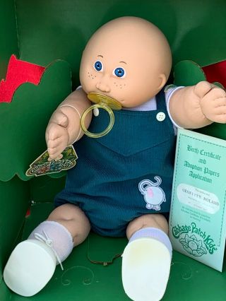 Cabbage Patch Jesmar Bald Boy With Pacifier And Freckles