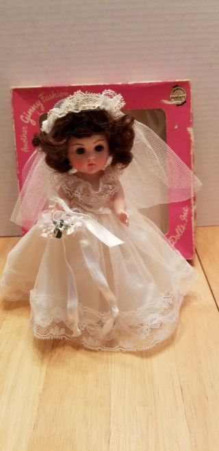 Vintage Vogue Ginny In Bridal Gown With An Box