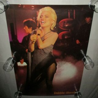 Blondie 1979 Switzerland Poster Large 26 " X 38 " Debbie Harry
