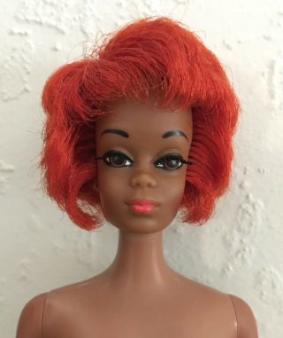 Vintage Mattel Mod Christie Tnt Barbie Doll High Color Face & Color Magic Hair