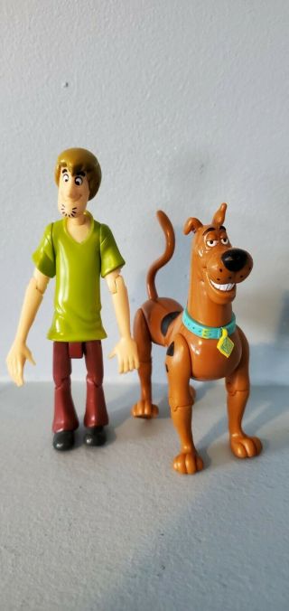 2001 Hanna Barbera Scooby Doo And Shaggy 5 " Figures