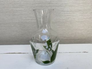 Rossvar Hand Painted Glass Vase - Lily Of The Valley