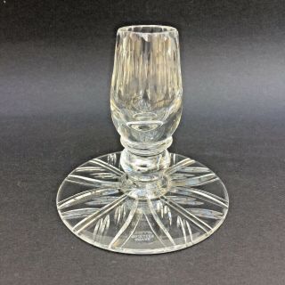 Vintage Royal Brierley Crystal England Cut Glass Candlestick Holder