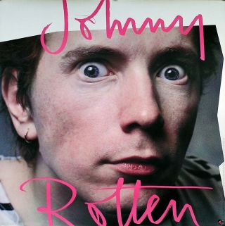 Sex Pistols 1984 Johnny Rotten Promo Poster