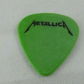 VINTAGE Metallica James Hetfield Green Scary Guy Guitar Pick - 1993 Tour 3