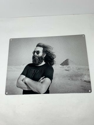 Jerry Garcia Grateful Dead Egypt Tour Photo 1978 Vintage Rock Poster Metal Sign