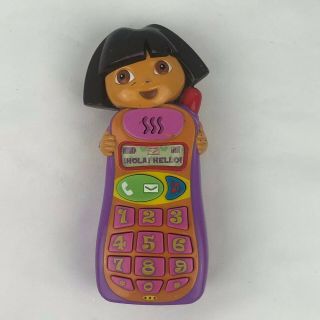 Dora The Explorer Knows Your Name Programable English/spanish Toy Cell Phone