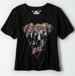 Aerosmith Back In The Saddle Tour Concert Shirt Studded Women 