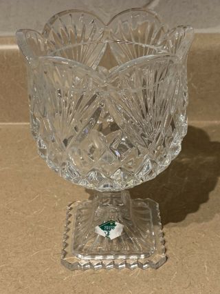 Open Candy Dish / Votive Candle Holder 24 Lead Crystal Designs Of Ireland