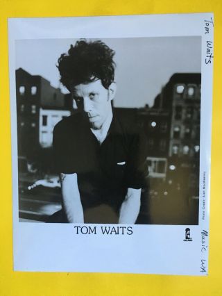 Tom Waits Press Photo 8x10,  Island Records