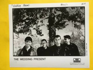 The Wedding Present Press Photo 8x10”,  David Gedge,  First Warning Records.