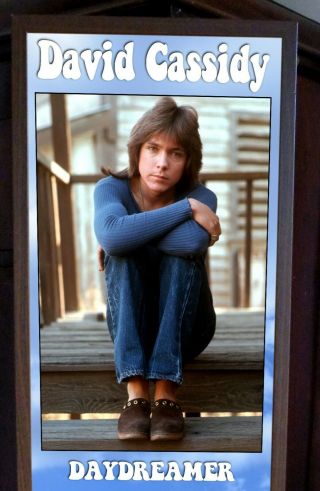 DAVID CASSIDY DAYDREAMER POSTER LYRIC SHEET,  PARTRIDGE FAMILY,  HOW CAN I BE SURE 2