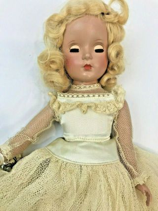 Vintage Madame Alexander Bride Doll 1950 20 