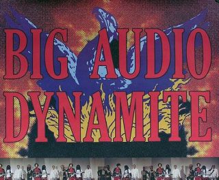 Big Audio Dynamite 1980s Concert Tour Promo Poster The Clash B.  A.  D. 2