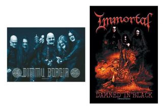 Dimmu Borgir Immortal Textile Poster Fabric Flag Black Metal Gorgoroth Cradle