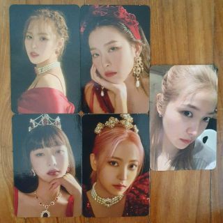 Red Velvet Official La Rogue Fortune Scratch Card Photocard Kpop Album