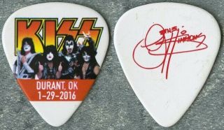 Kiss 2016 Durant Oklahoma Freedom To Rock Concert Tour Gene Simmons Guitar Pick