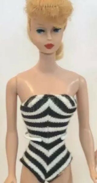 Vintage Barbie Blonde Ponytail 5 2