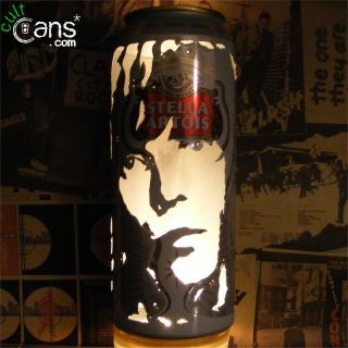 Ian Brown Beer Can Lantern The Stone Roses Pop Art Portrait Lamp,  Unique Gift