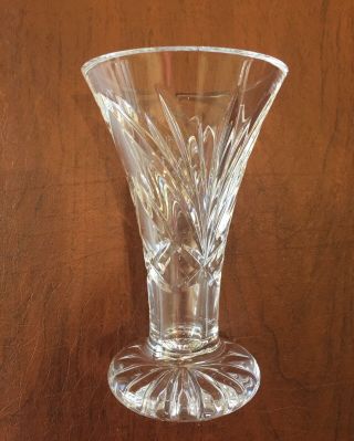 Waterford Crystal Small Bud Vase 6 " Tall With Waterford Etched On Bottom