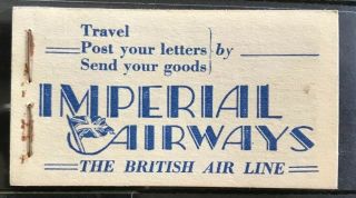 1931 Imperial Airways Airmail Etiquette Booklet Labels Exploded & Intact Booklet 2