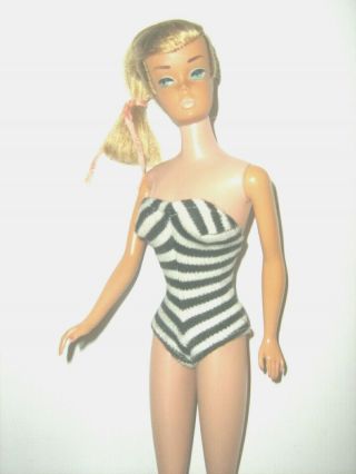 Vintage _ Barbie SWIRL Ponytail Honey blonde Costume,  Shoes 1958 - 1964 2