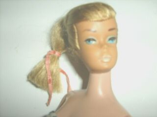 Vintage _ Barbie SWIRL Ponytail Honey blonde Costume,  Shoes 1958 - 1964 3