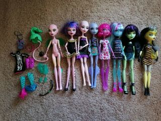 Monster High Create A Monster Ice & Blob,  Insect,  Cat,  Witch,  Vampire,  Sea Monster