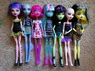 Monster High Create A Monster Ice & Blob,  Insect,  Cat,  Witch,  Vampire,  Sea monster 2