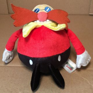 20th Sonic The Hedgehog Modern Dr.  Eggman Plush Toy,  Red Doctor Eggman 8 " Tomy