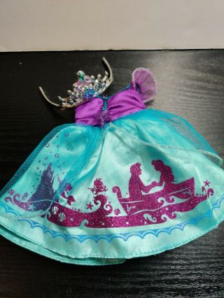 Dress Tiara My First Disney Princess 14” Ariel Toddler Doll Reflection Eyes